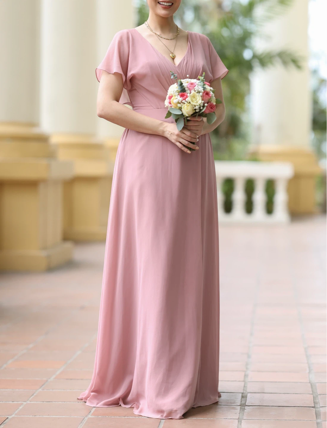 Azazie Rylee Dusty Rose - photo 3