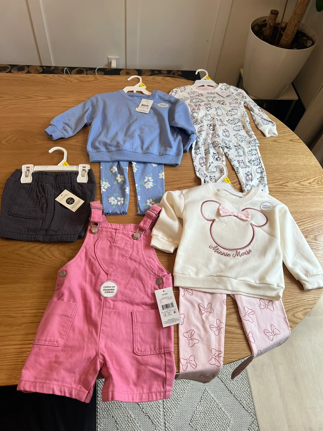 Brand New 5-Piece Toddler Girl Set (George Brand) - Size 18-24 M