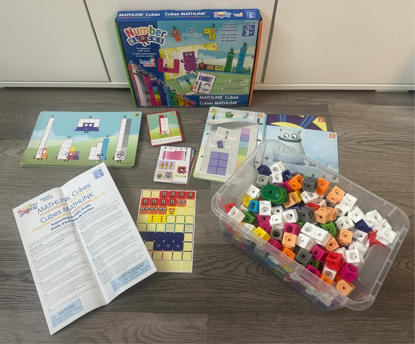 Numberblocks Mathlink Cubes 1-20