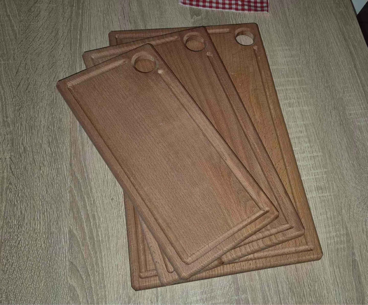 Set of 3Wooden Cutting Boards (Beech)