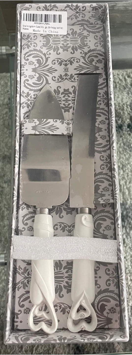 Wedding Cake Server Set and napkings - photo 2