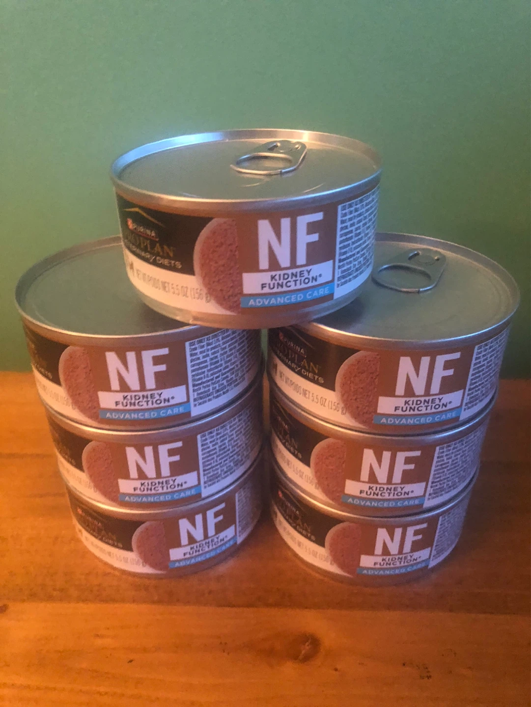 7 cans Purina Pro Plan NF Kidney Cat Food