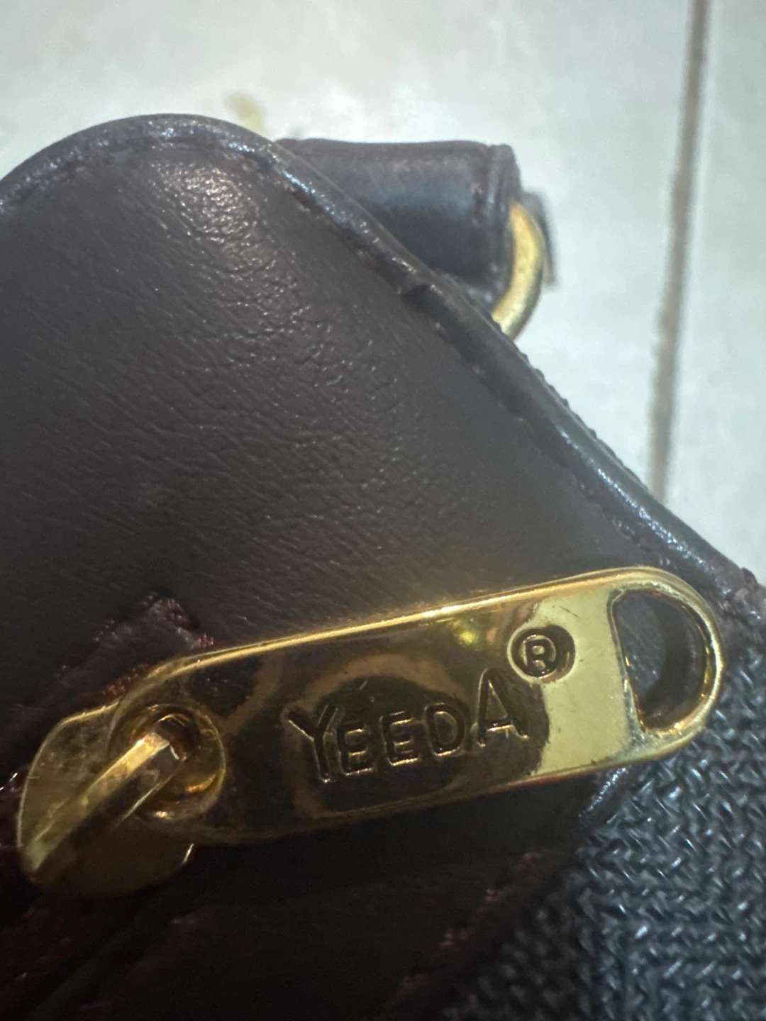 Brown Leather Clutch - Yeedda & Golden Bird - photo 5
