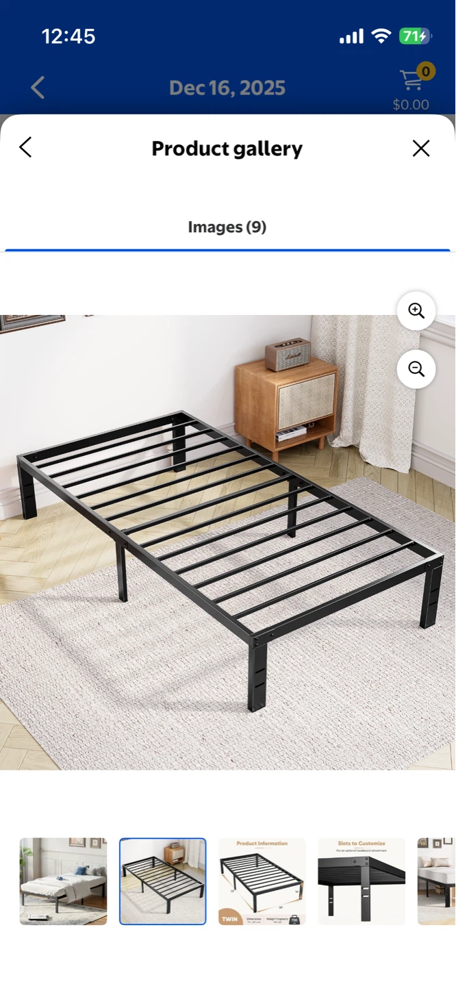 NOLA HOME & FURNITURE Folding Guest Bed