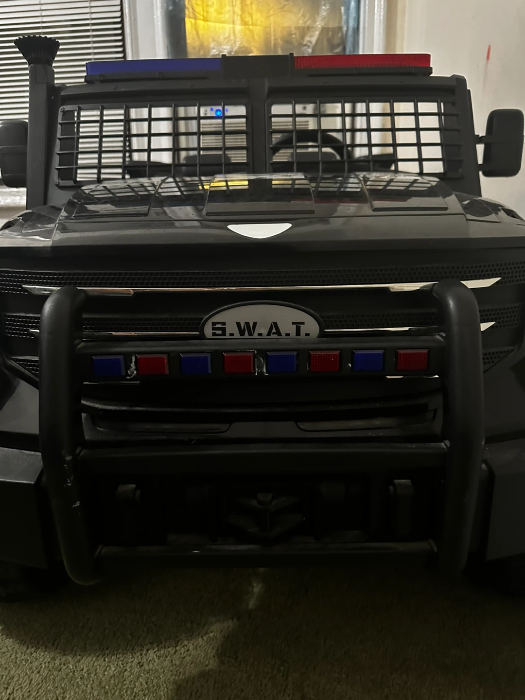 Black SWAT Police Ride-On Toy Car - photo 4