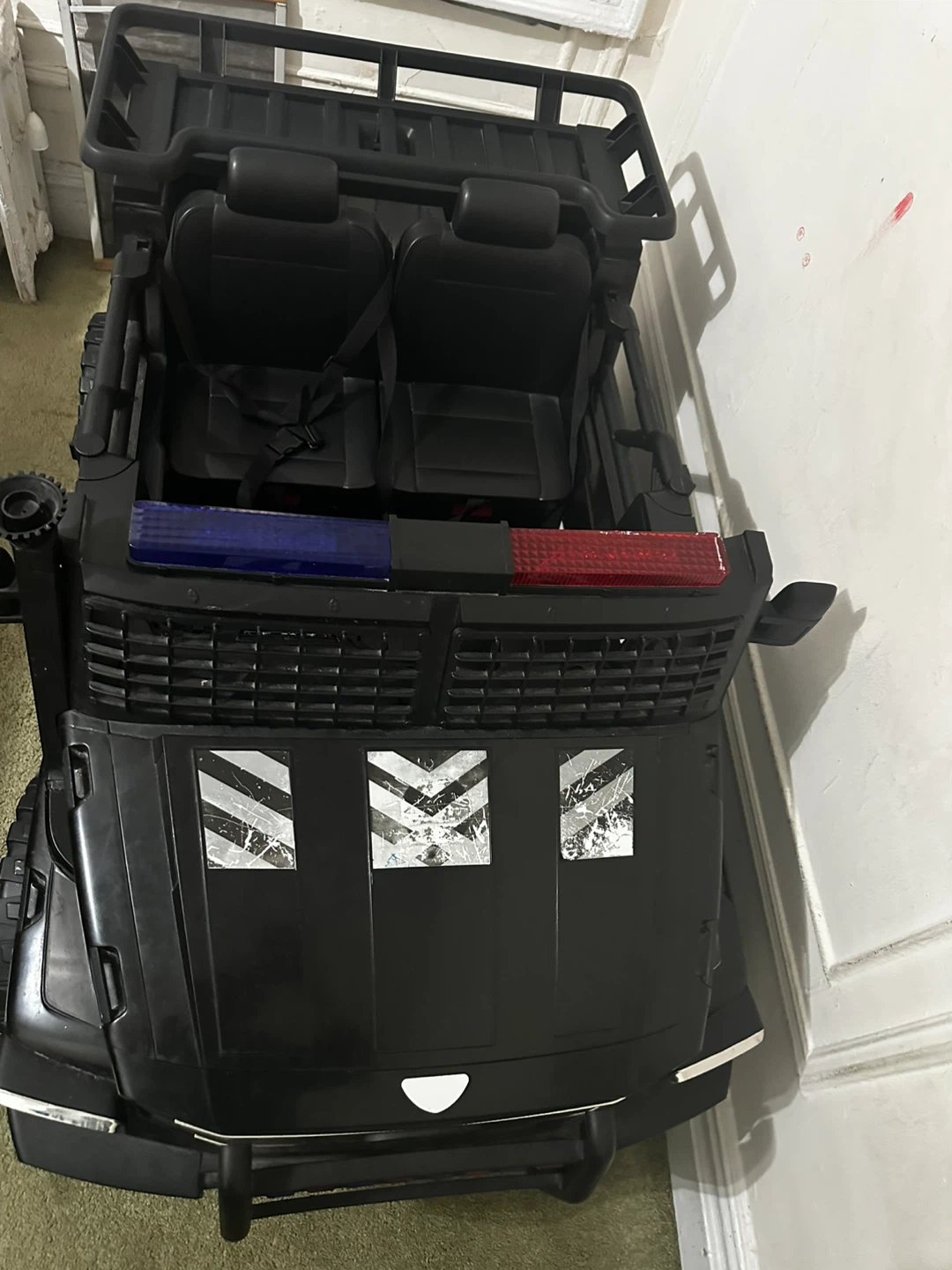 Black SWAT Police Ride-On Toy Car - photo 3