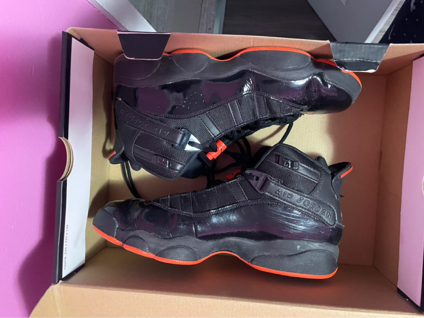 Air Jordan 6 Rings Black & Orange