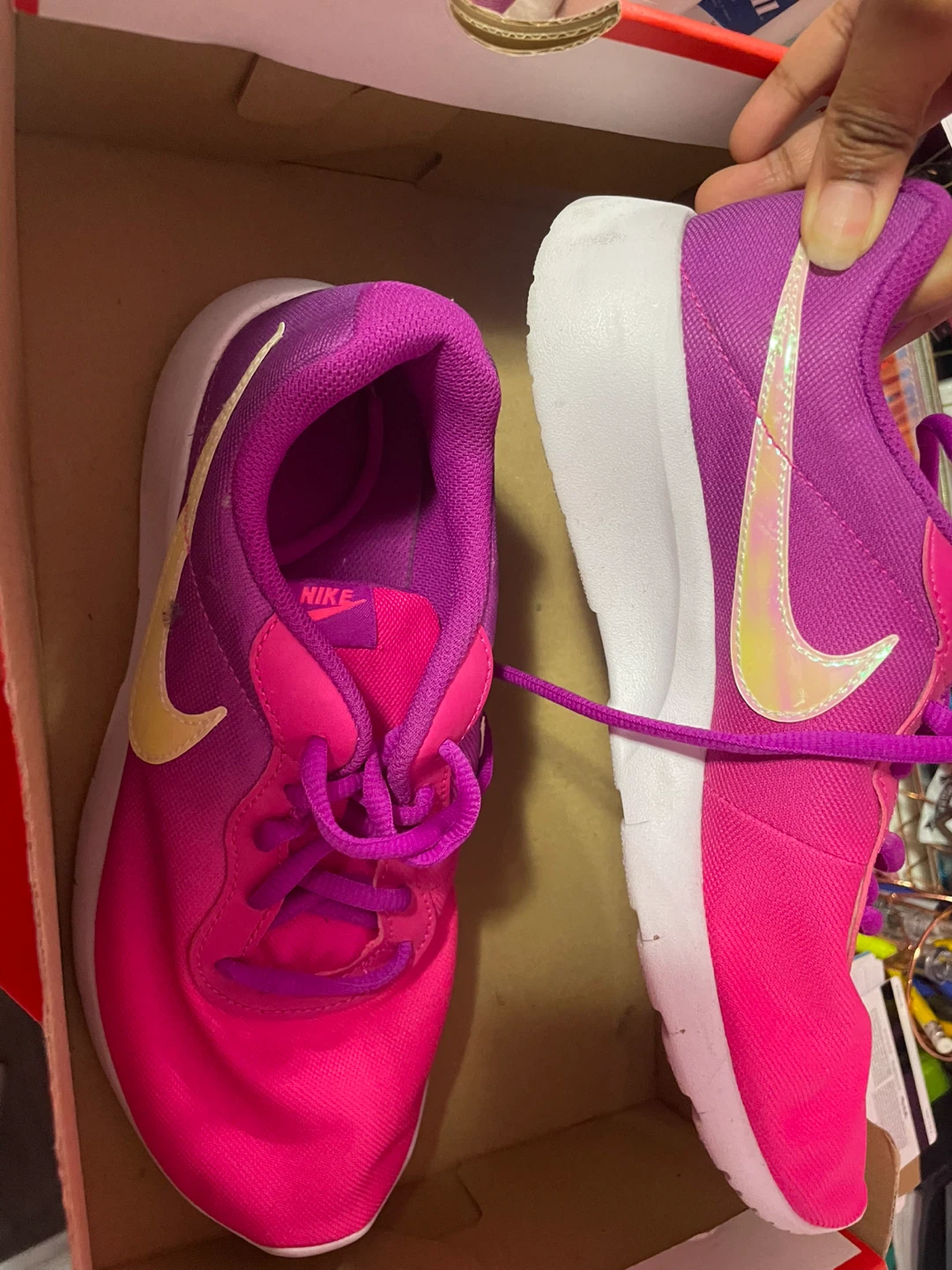 Nike Running Shoes - Pink/Purple women’s Size 7C
