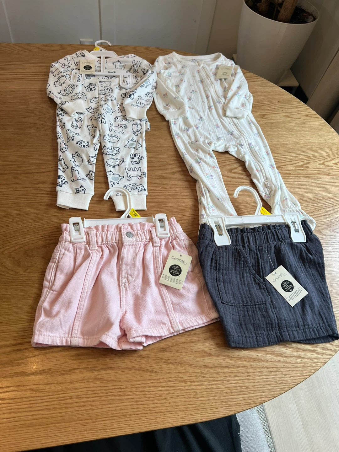 Brand New 4-Piece Toddler Girl Set (George Brand) - Size 18-24 M