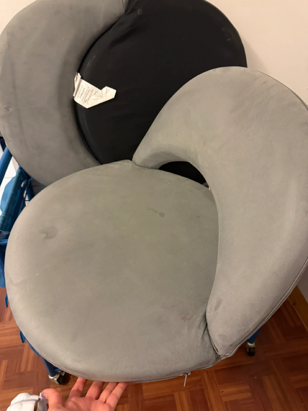 IKEA adjustable floor chair….washable; gray