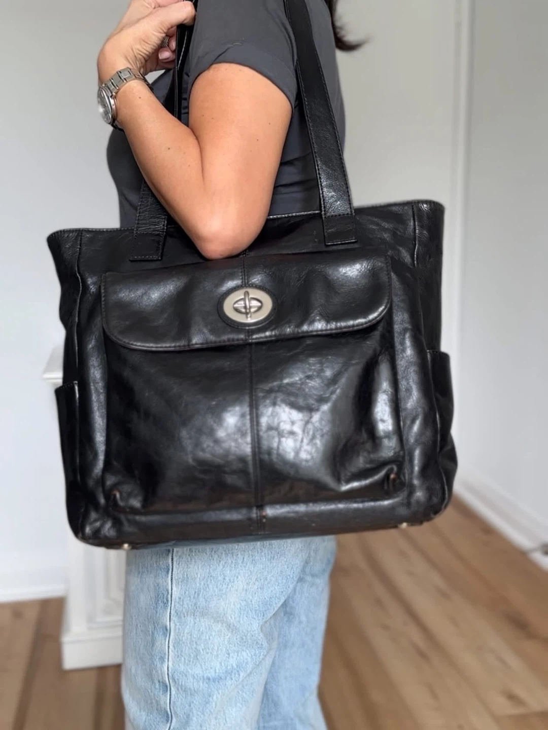 Danier Leather Laptop Tote