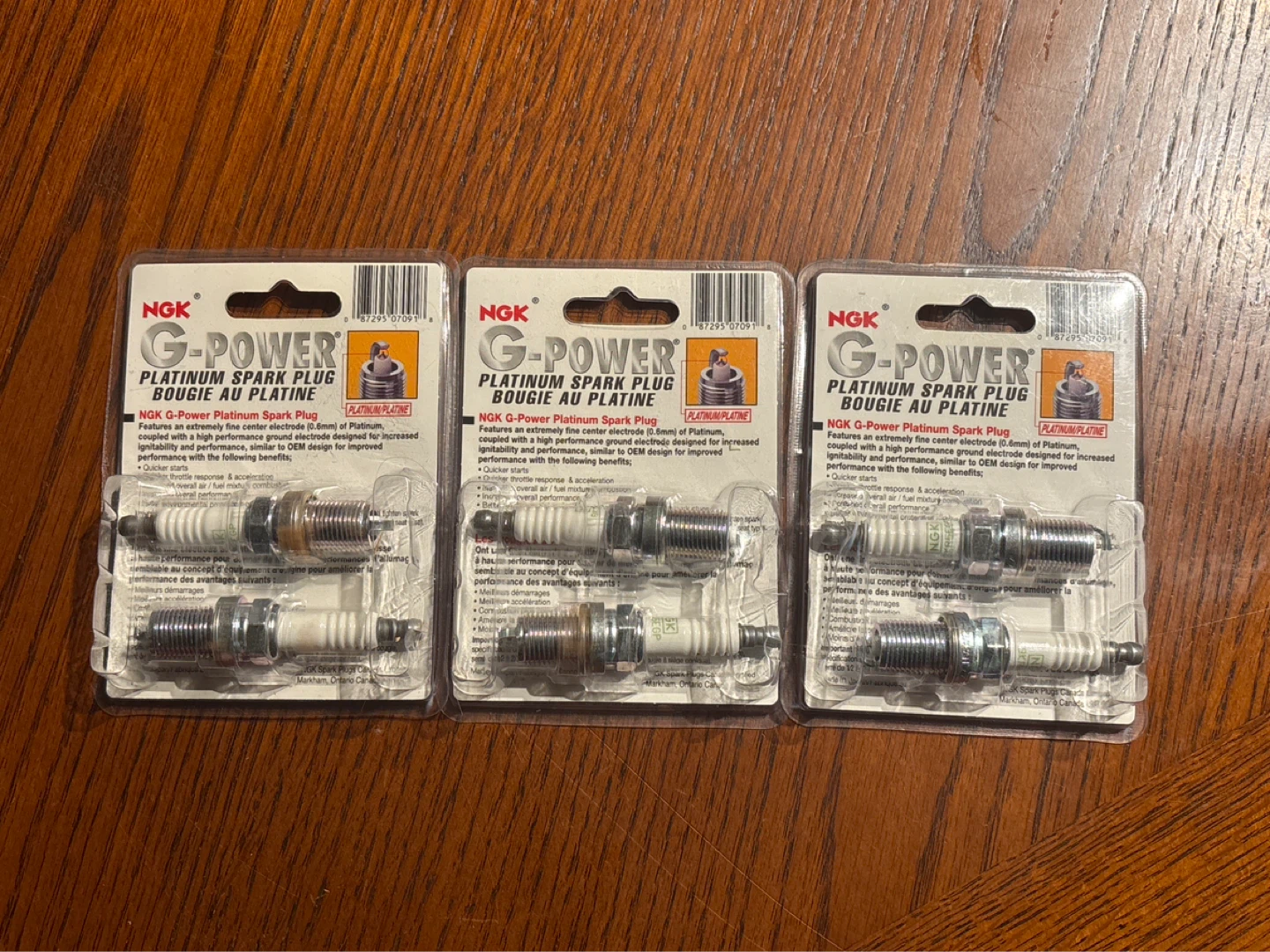 (6 Count) NGK G-Power Platinum Spark Plugs BKR5EGP