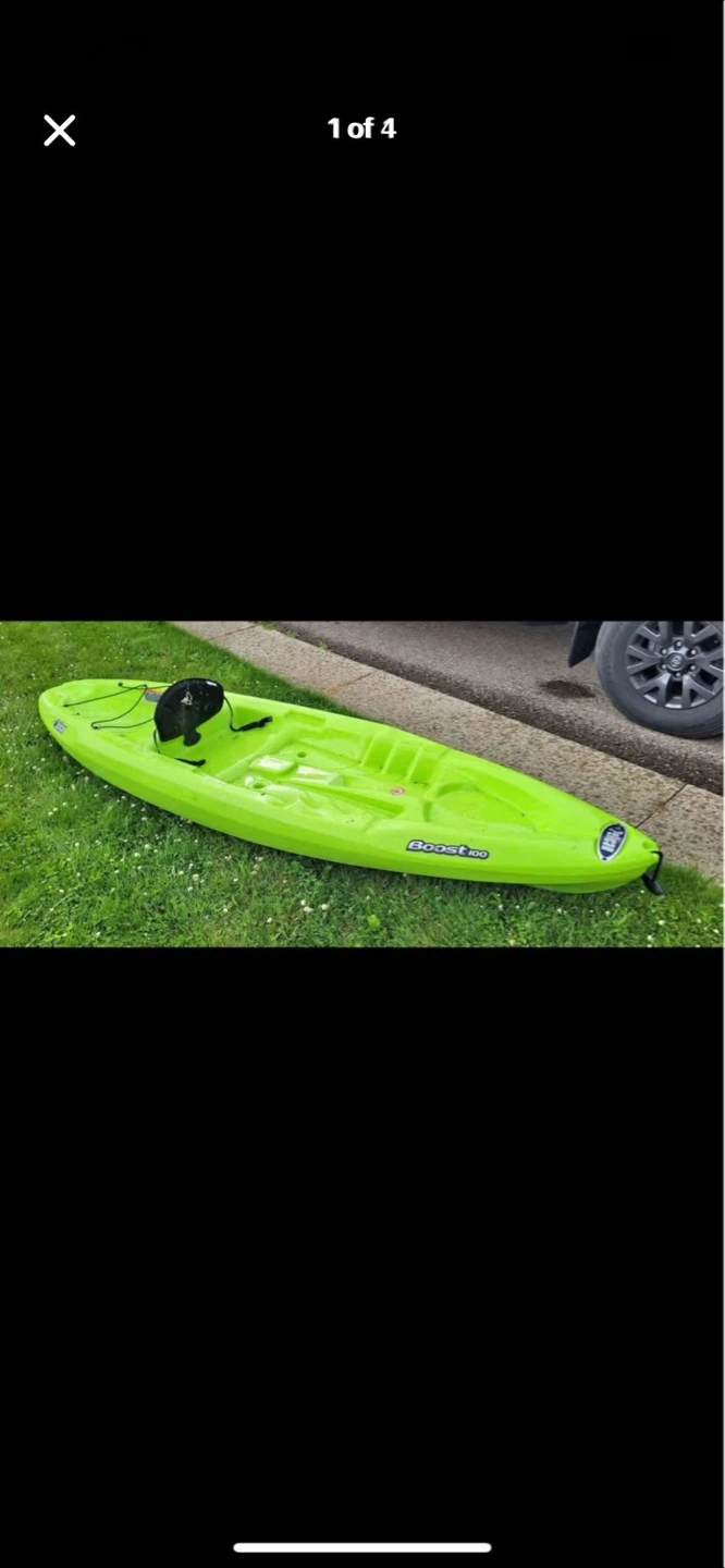 Pelican Boost 100 Kayak - Lime Green