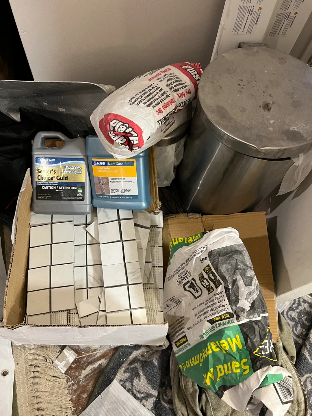 Grout Sealers and tiles for shower 9 square feet