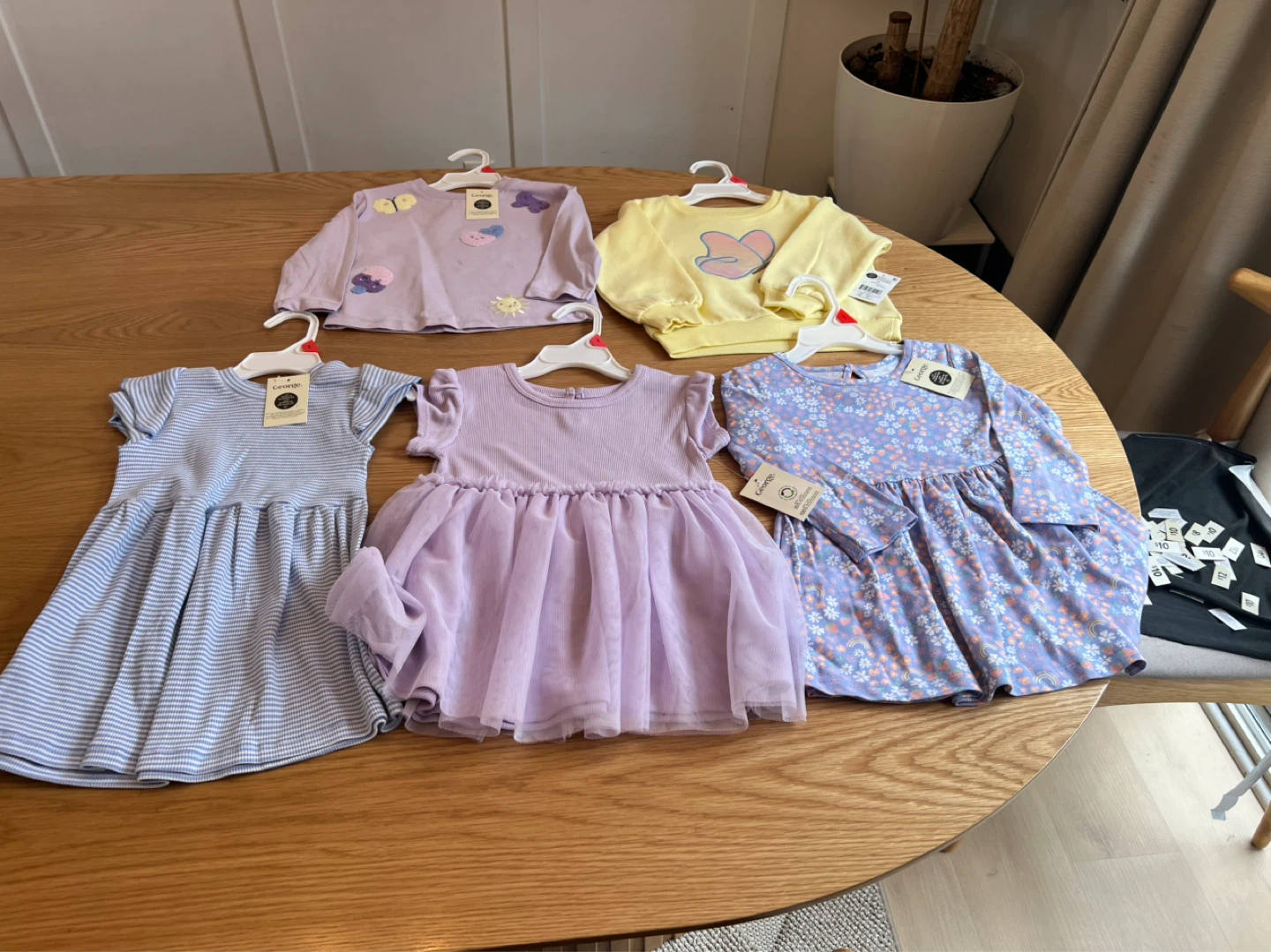 Brand New 5-Piece Toddler Girl Set (George Brand) - Size 2 Years