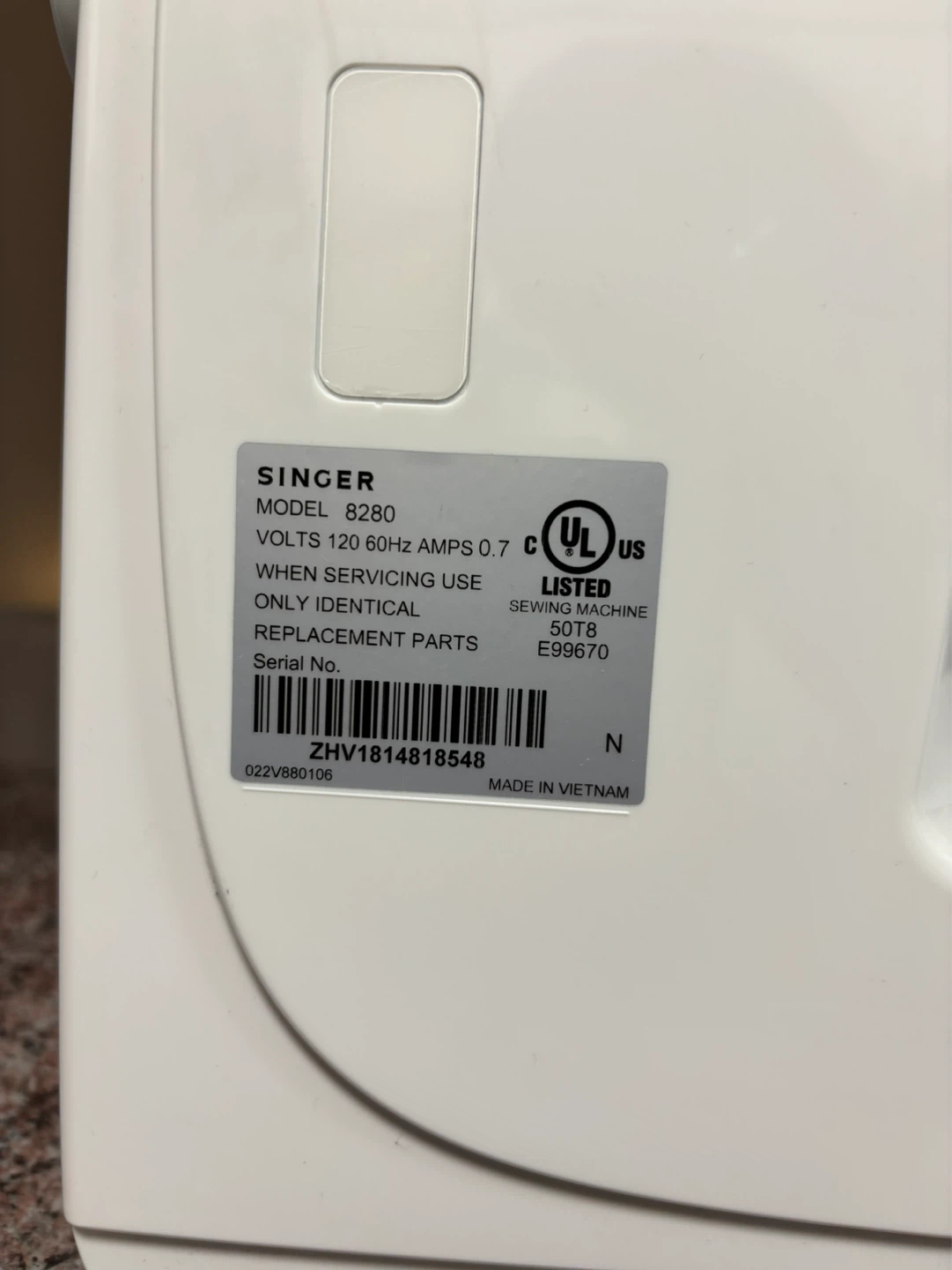 Singer Prelude 8280 Sewing Machine - photo 2