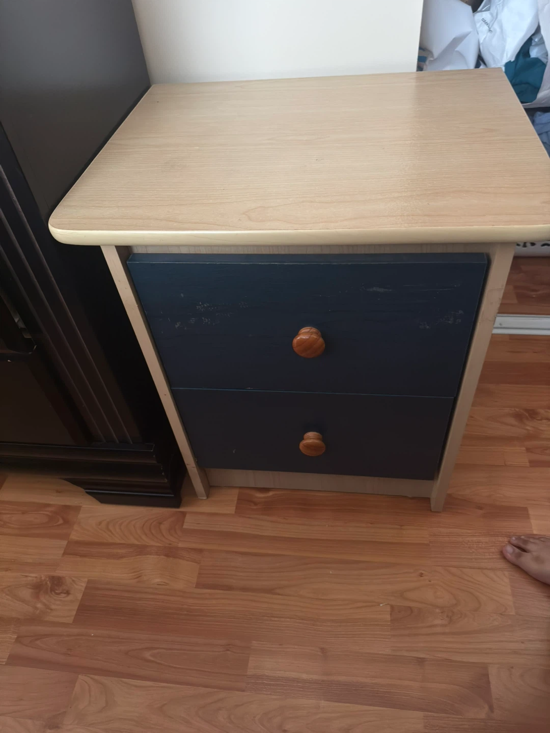 Twin Bed Frame with Headboard and Storage Drawer - photo 4
