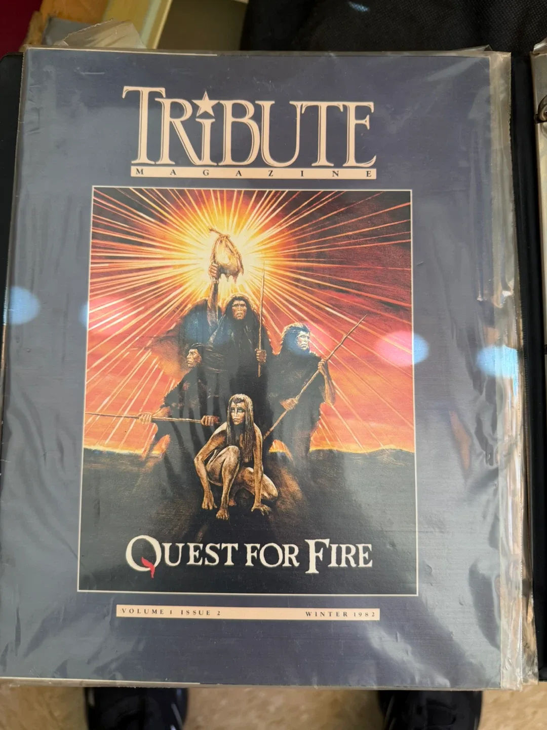 Tribute Magazine: Quest for Fire - Winter 1982