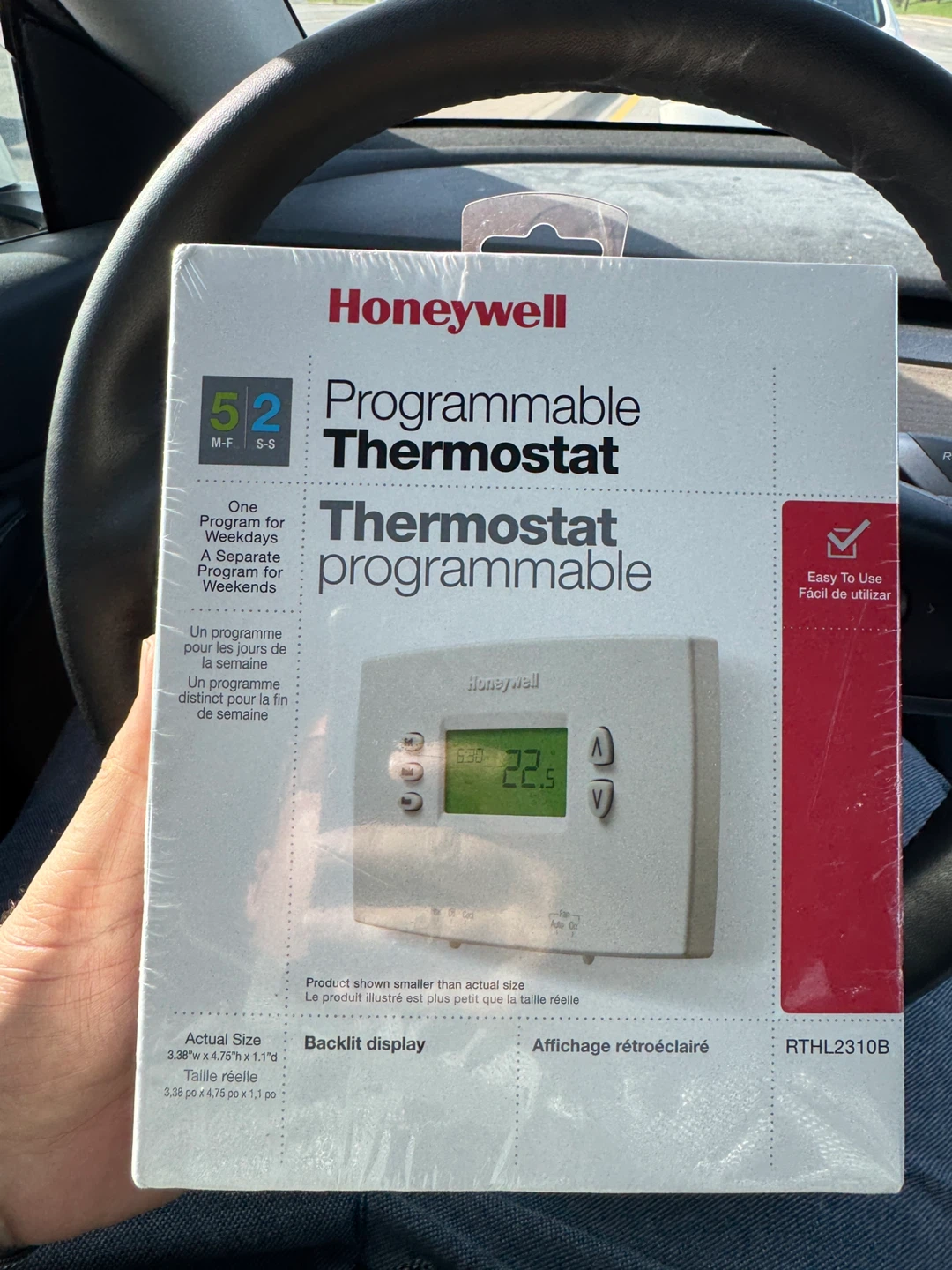Honeywell Programmable Thermostat RTHL2310B