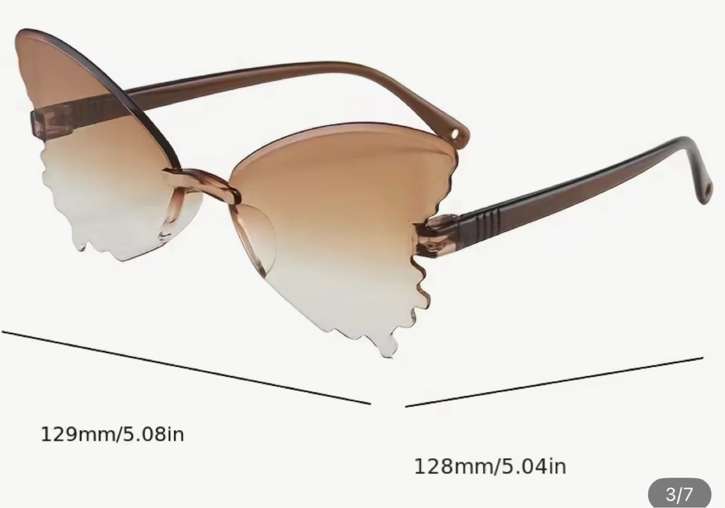 7 Pairs Butterfly Sunglasses - photo 2