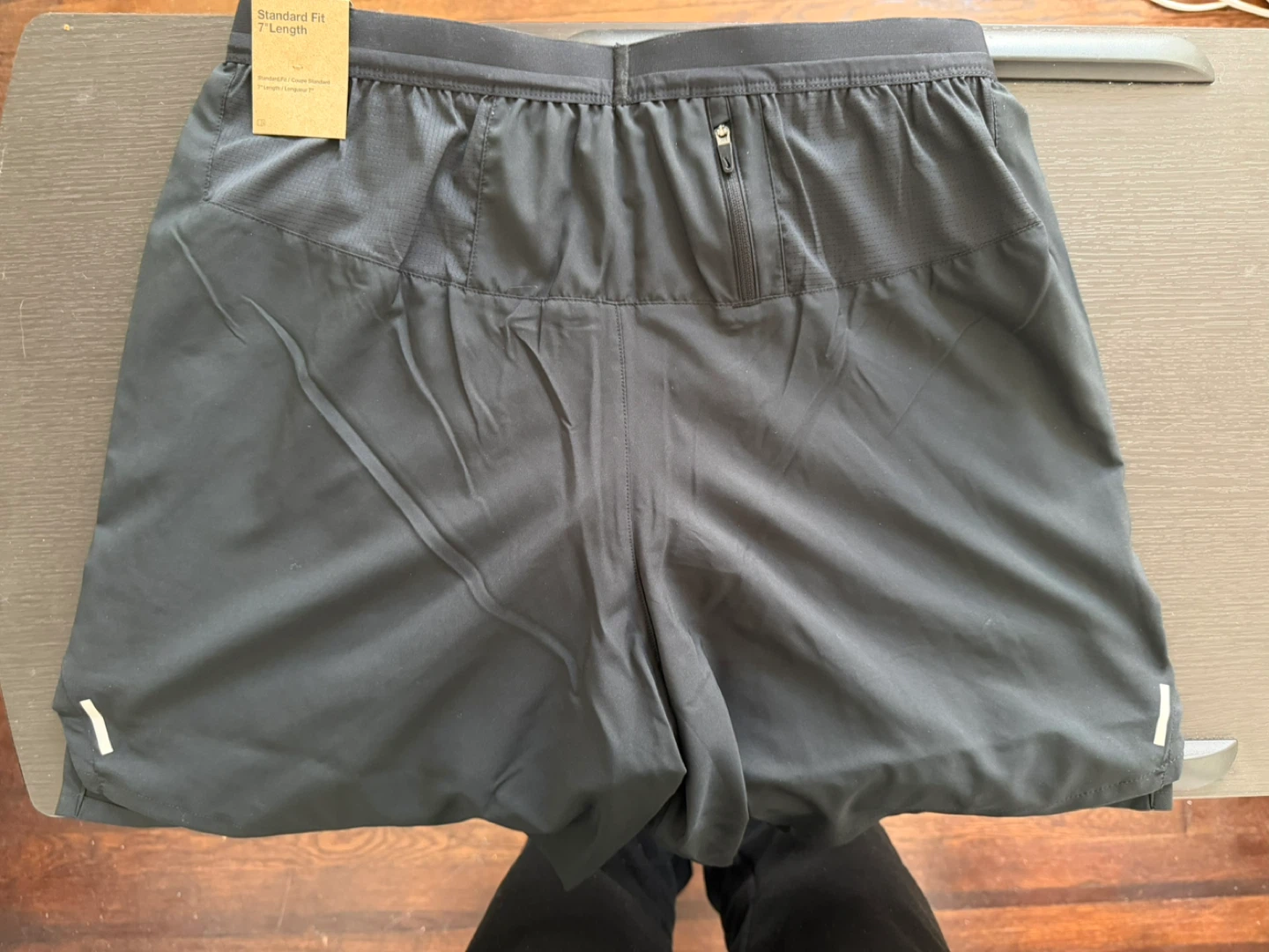 NEW - Med- Nike Men's Running Shorts Black 7" Length - photo 2