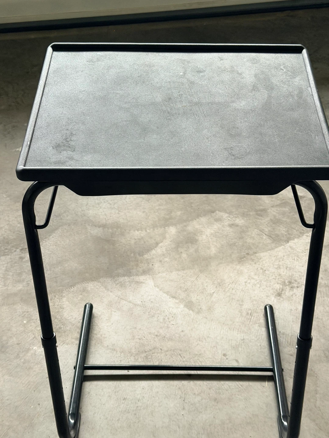 Black Adjustable Tray Table