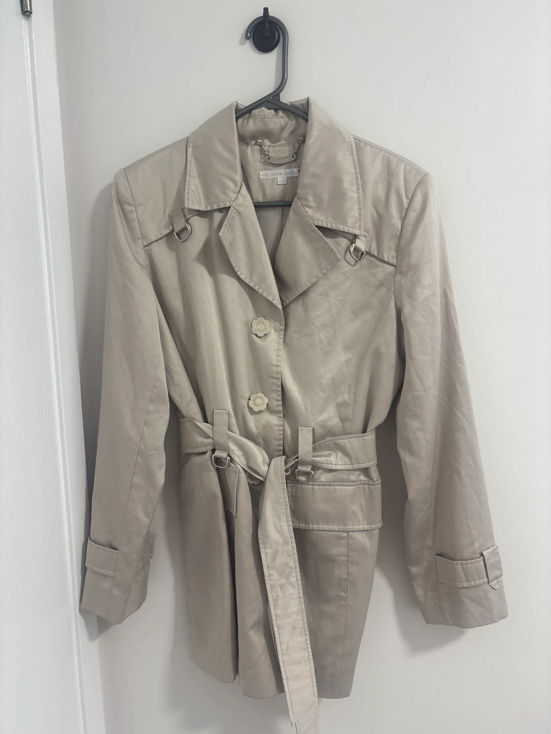 Talbots Beige Trench Coat size mejume