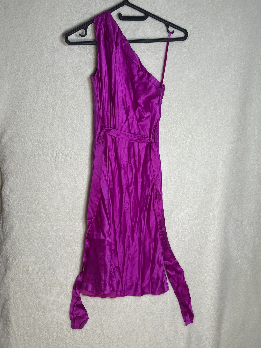 Zara Purple One-Shoulder Dress - XS - photo 2