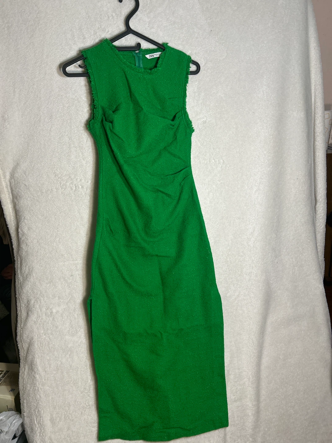 ZARA Green Sleeveless Dress - XS