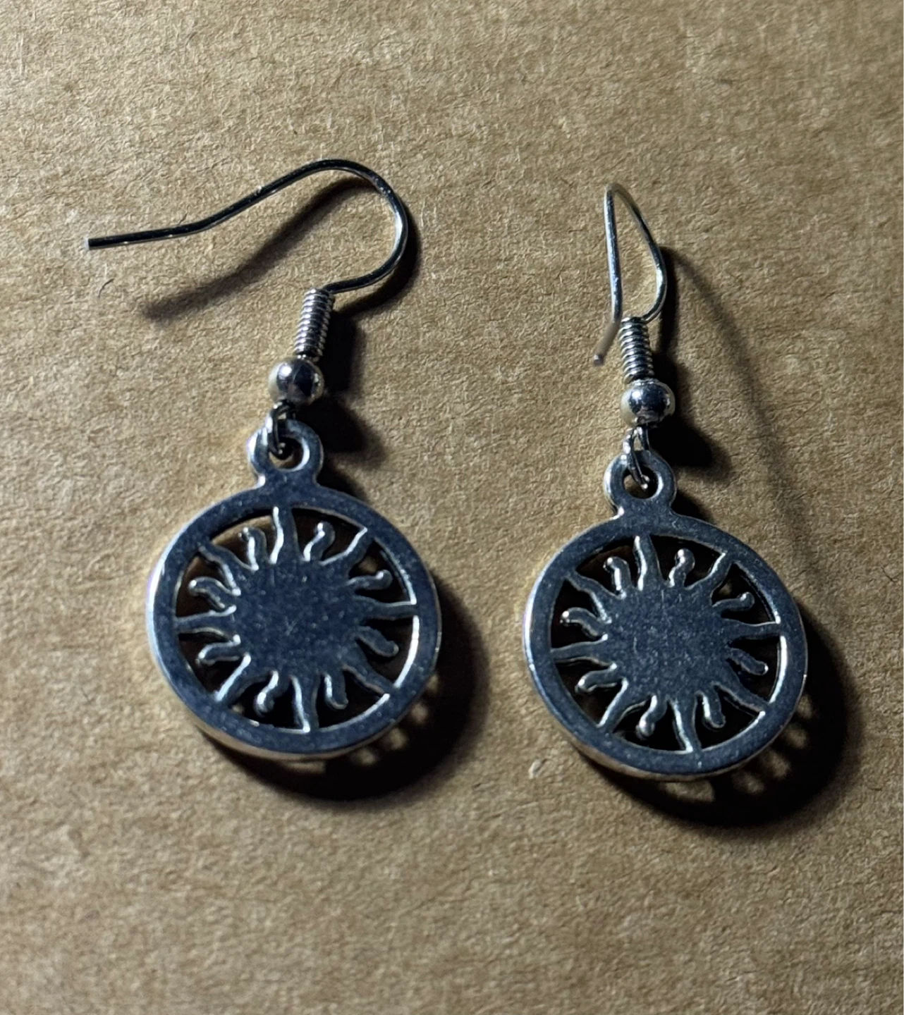 Celestial Sun Dangle Earrings - photo 2