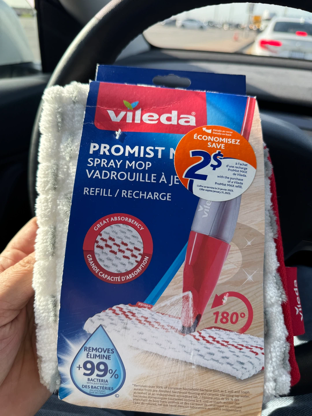 Vileda Promist Max Spray Mop Refill