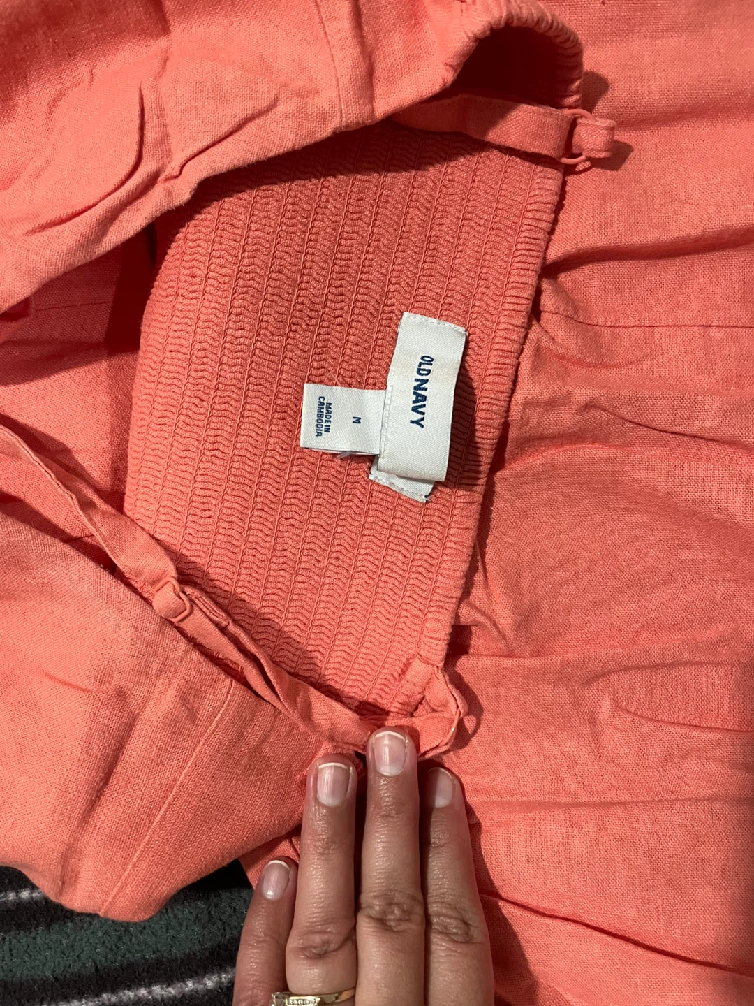 Old Navy Coral Smocked Sundress - Size M - photo 4