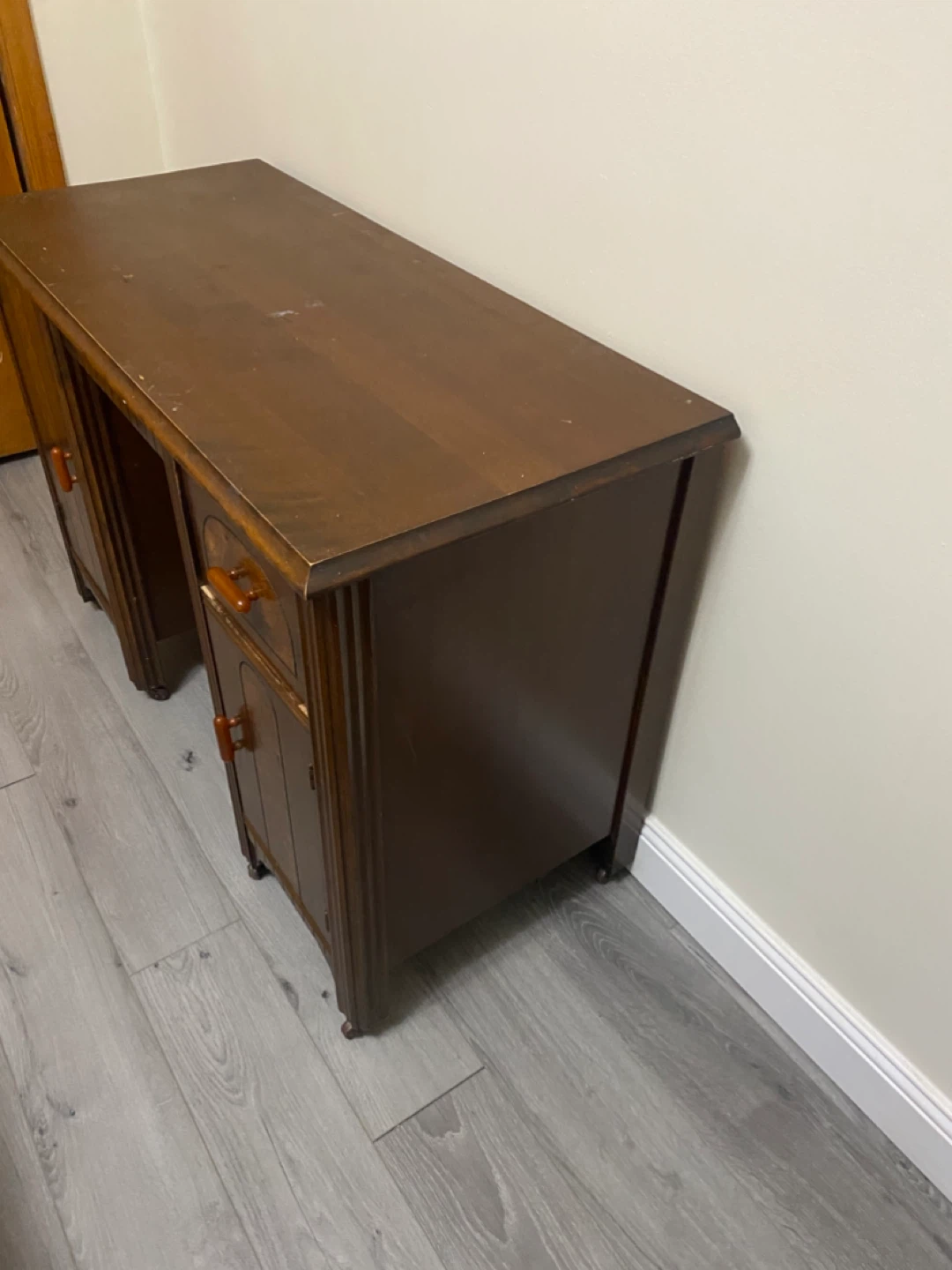 Vintage Wooden Desk - photo 2