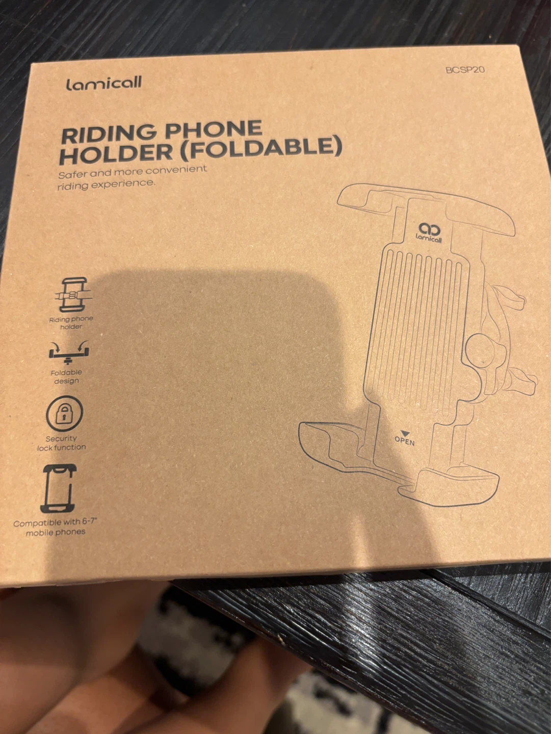 Lamicall Foldable Riding Phone Holder - photo 4