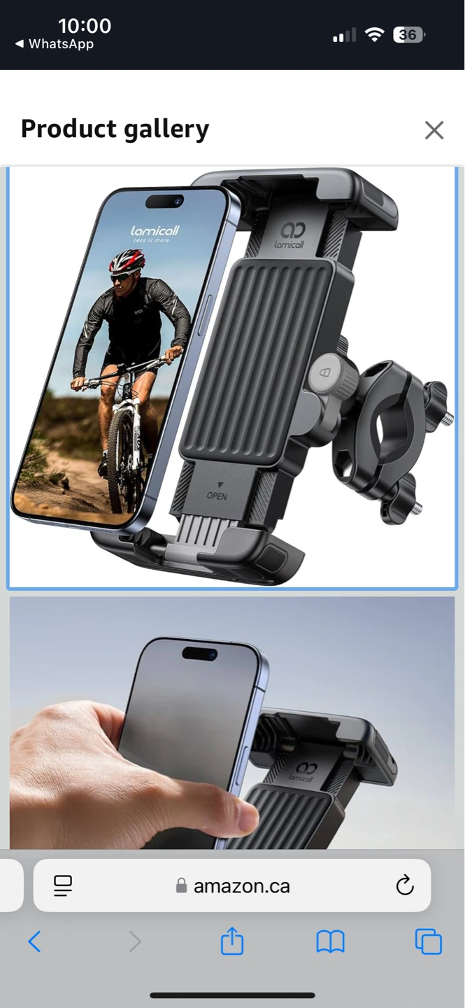 Lamicall Foldable Riding Phone Holder