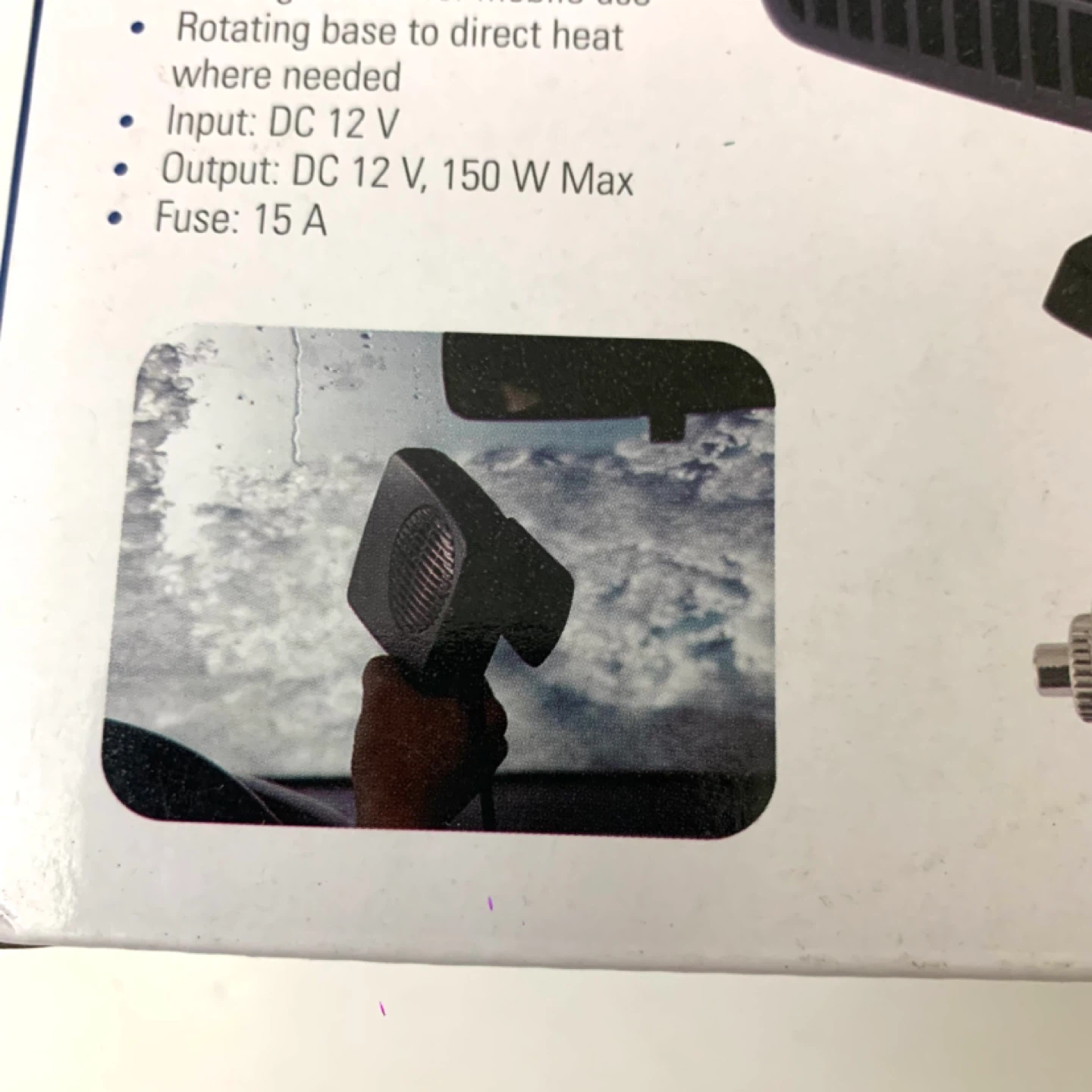Car Defogger Heater Fan Window Defroster Portable 12V Auto - photo 3