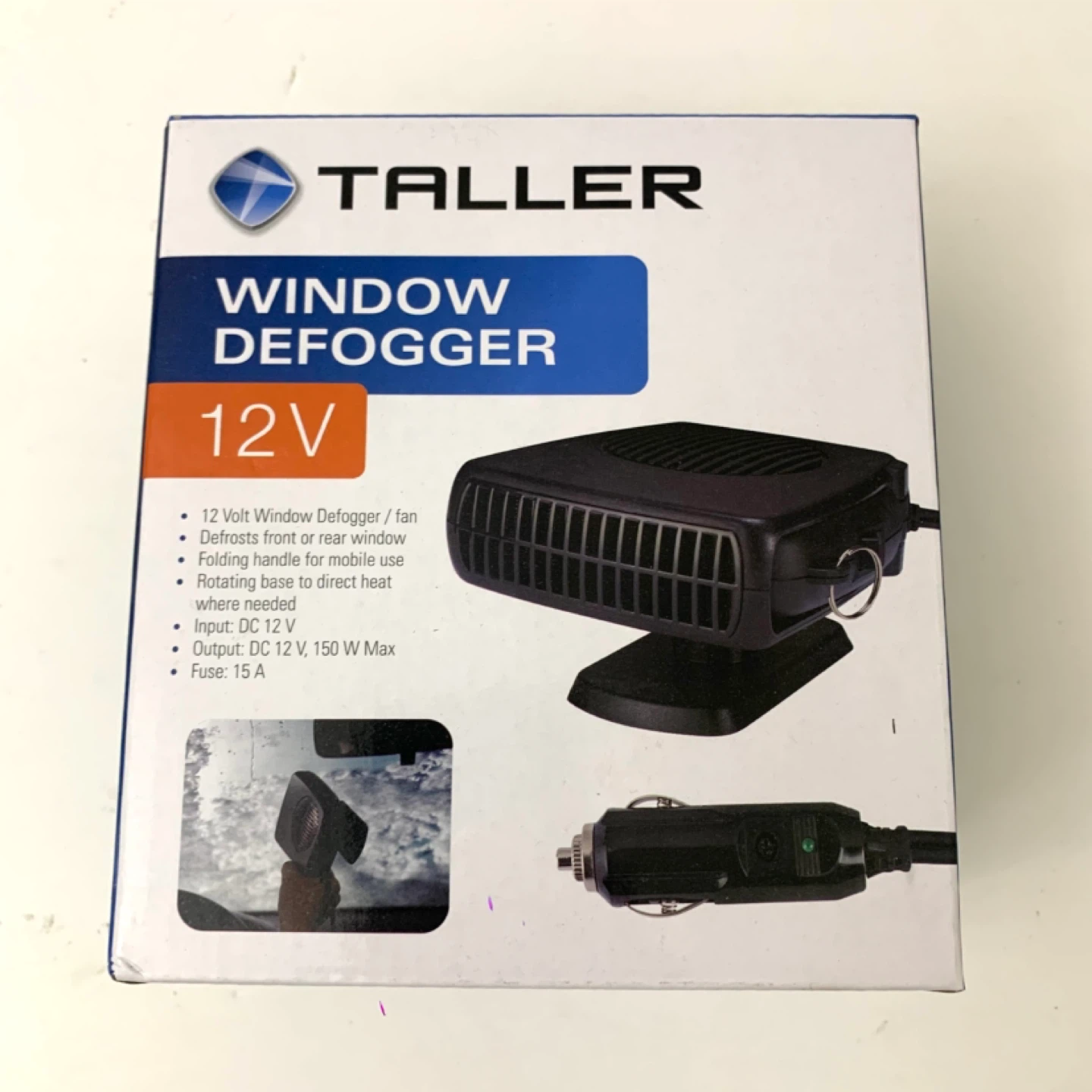Car Defogger Heater Fan Window Defroster Portable 12V Auto