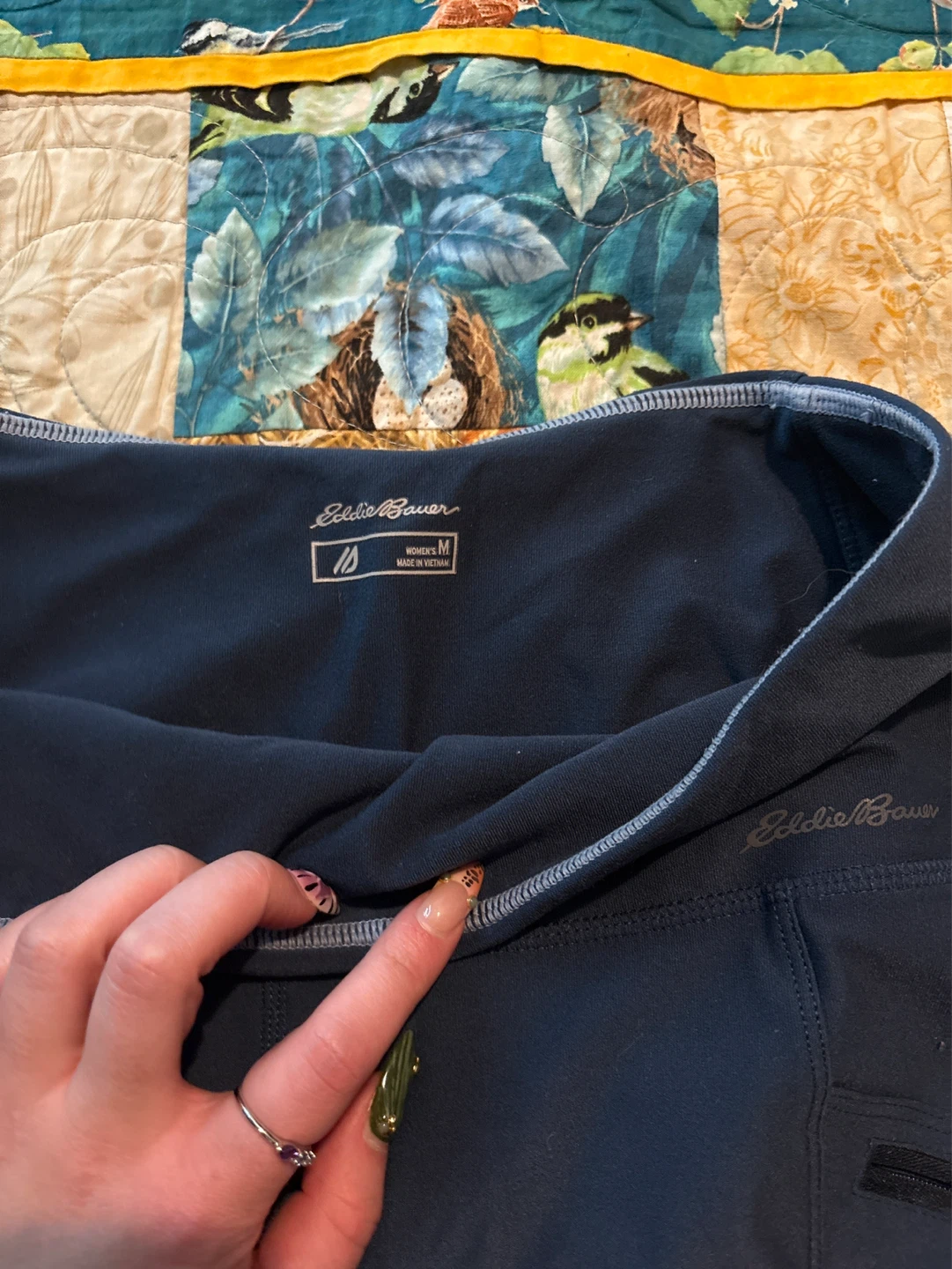 Eddie Bauer Women's Navy Leggings - Size M - photo 2