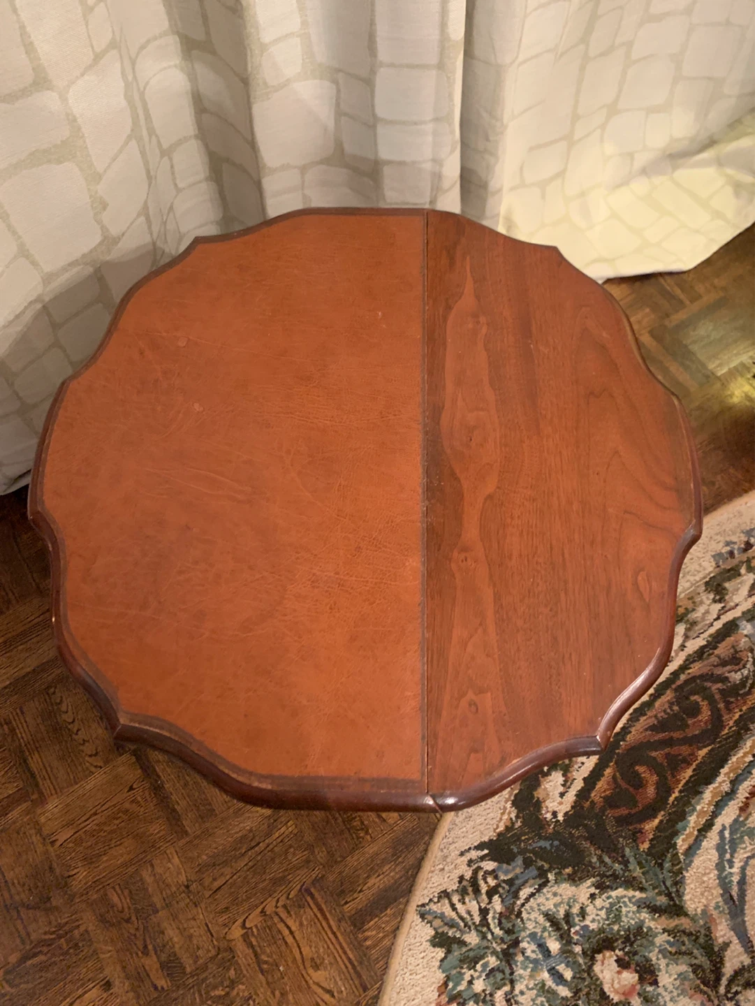 Wooden Drop Leaf Side Table - photo 4