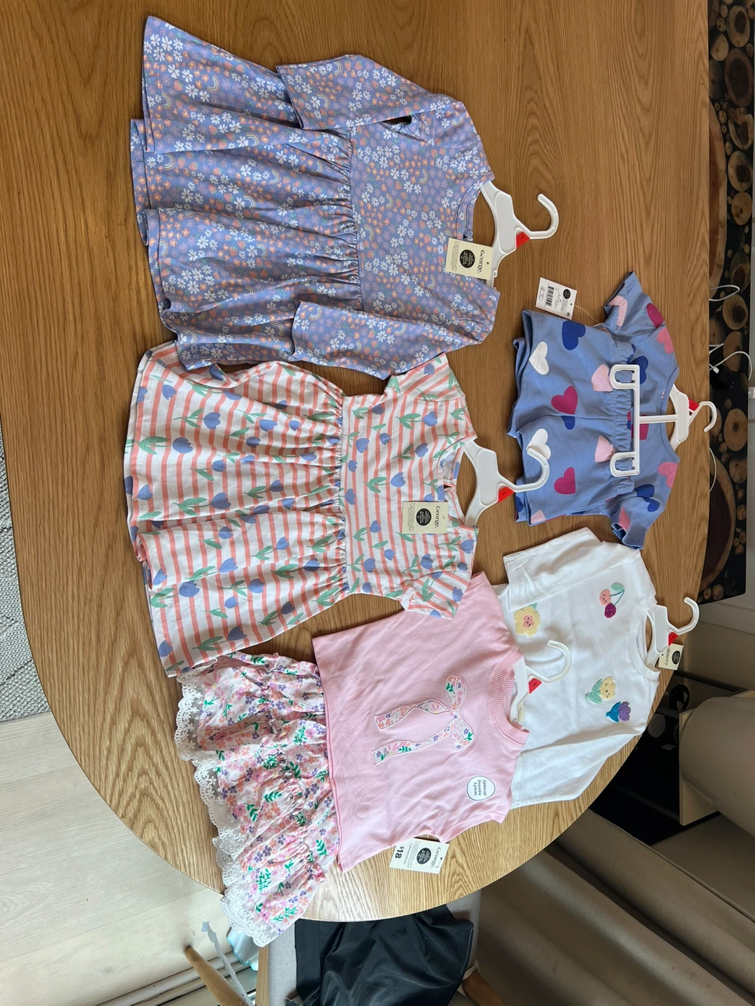 Brand New 5-Piece Toddler Girl Set (George Brand) - Size 2 Years