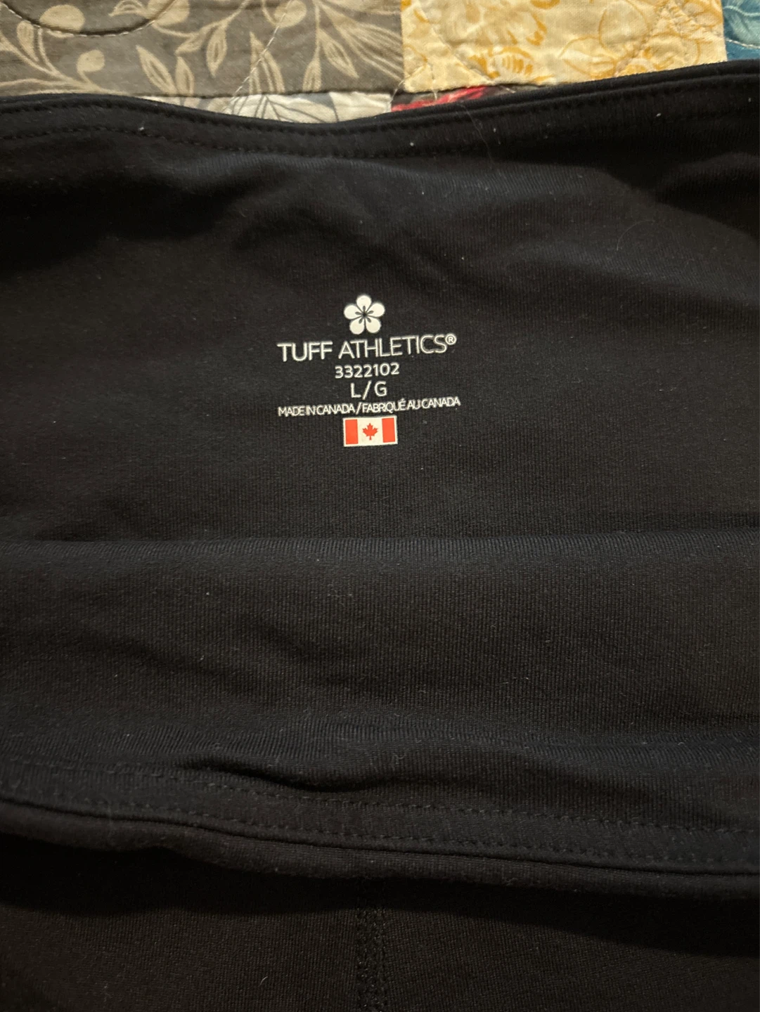 Tuff Athletics Black Leggings Size L/G - photo 2