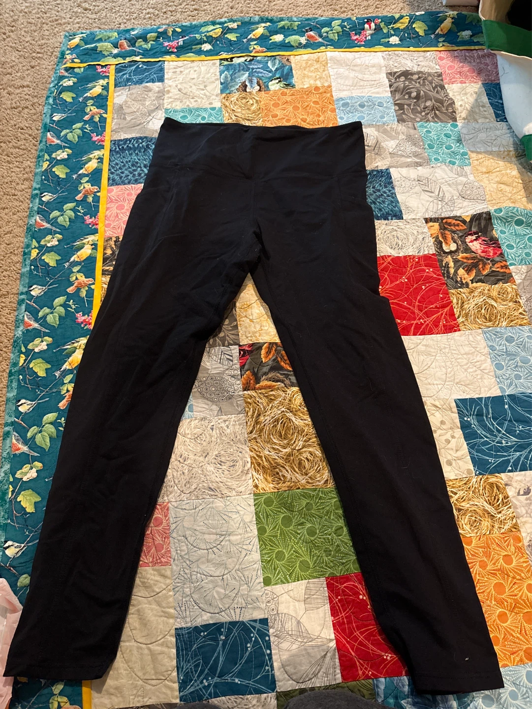 Tuff Athletics Black Leggings Size L/G