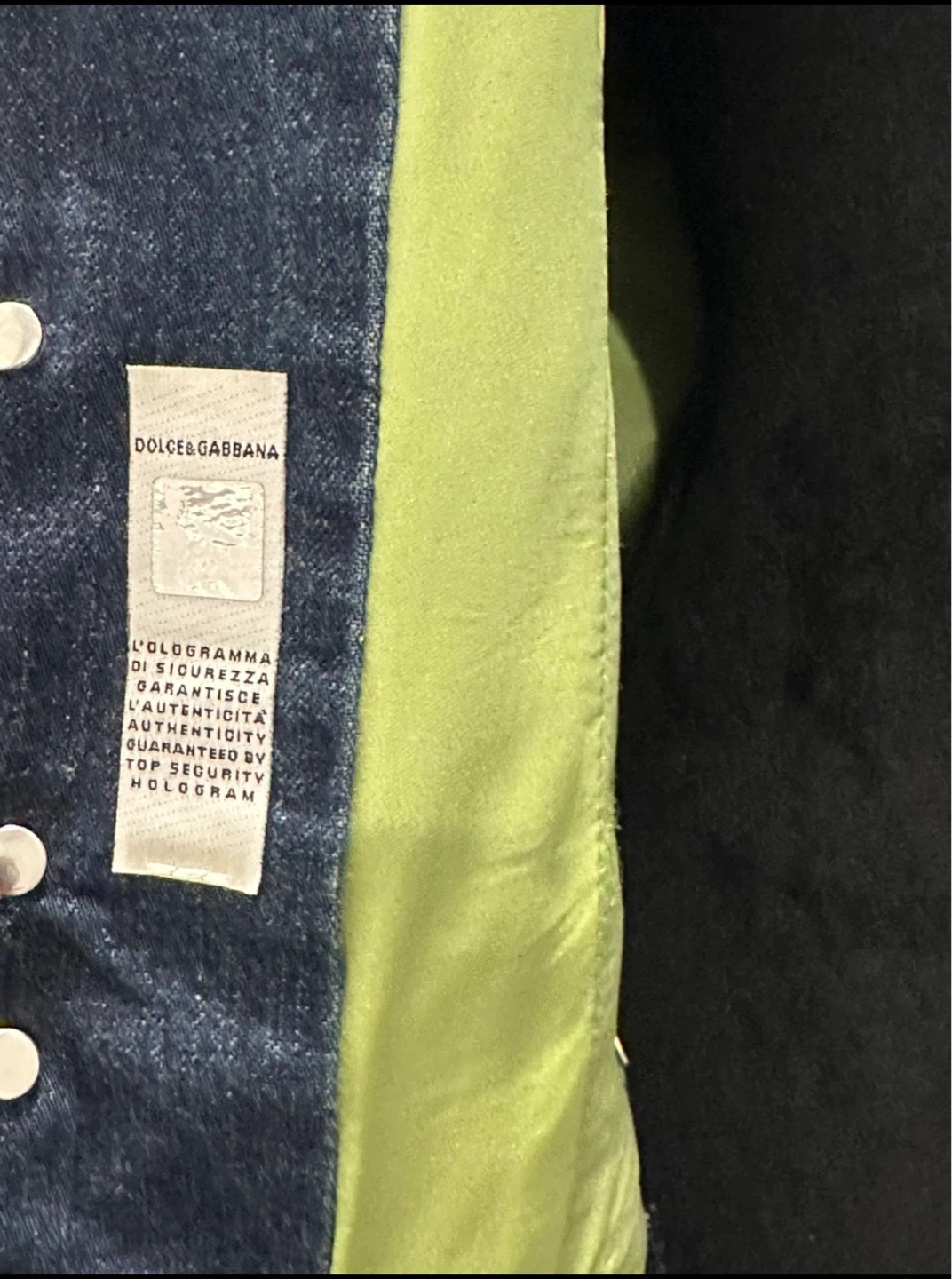 Dolce & Gabbana Denim Jacket with Tweed Trim - photo 4