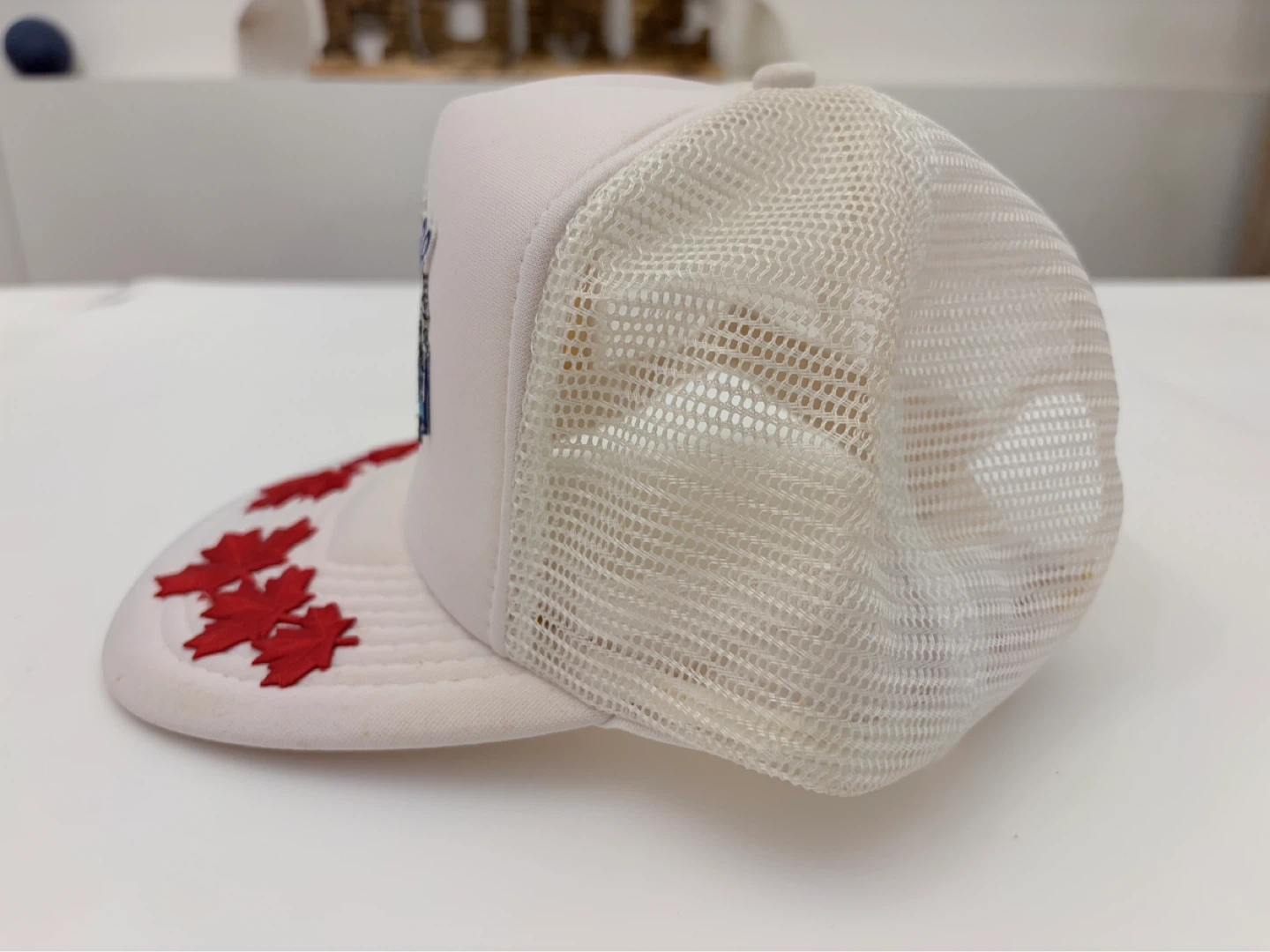 Vintage Retro Wilson BC Place Vancouver White Trucker Hat - photo 2