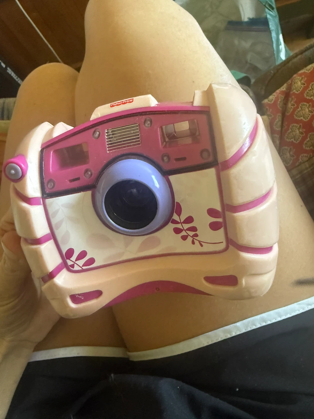 Fisher-Price Toy Camera - Pink and White