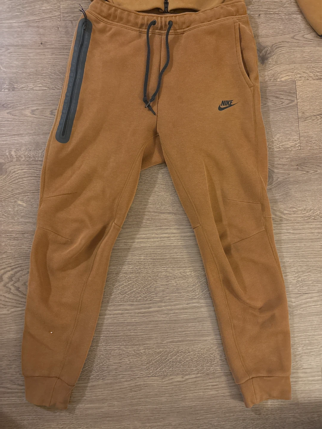 Nike Tech Fleece Full Zip Hoodie & Jogger Set - Brown - photo 2