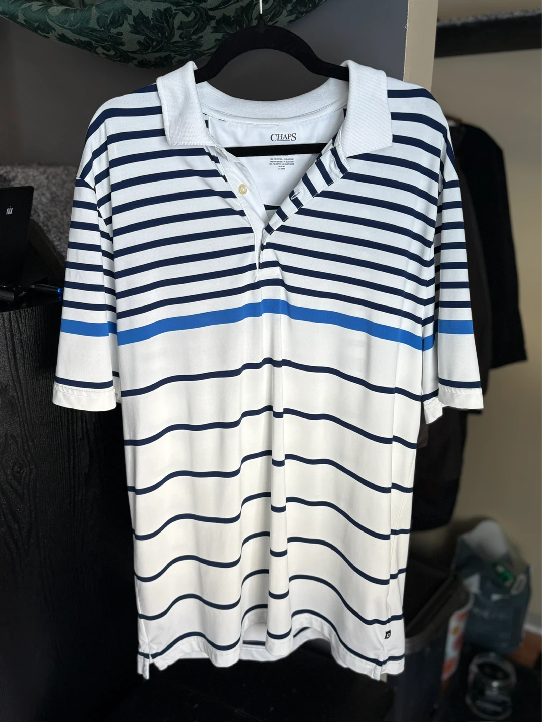 Chaps Men's Striped Polo Shirt - photo 3