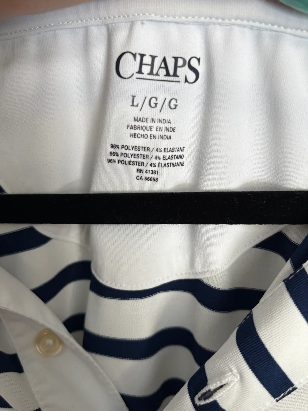 Chaps Men's Striped Polo Shirt - photo 4