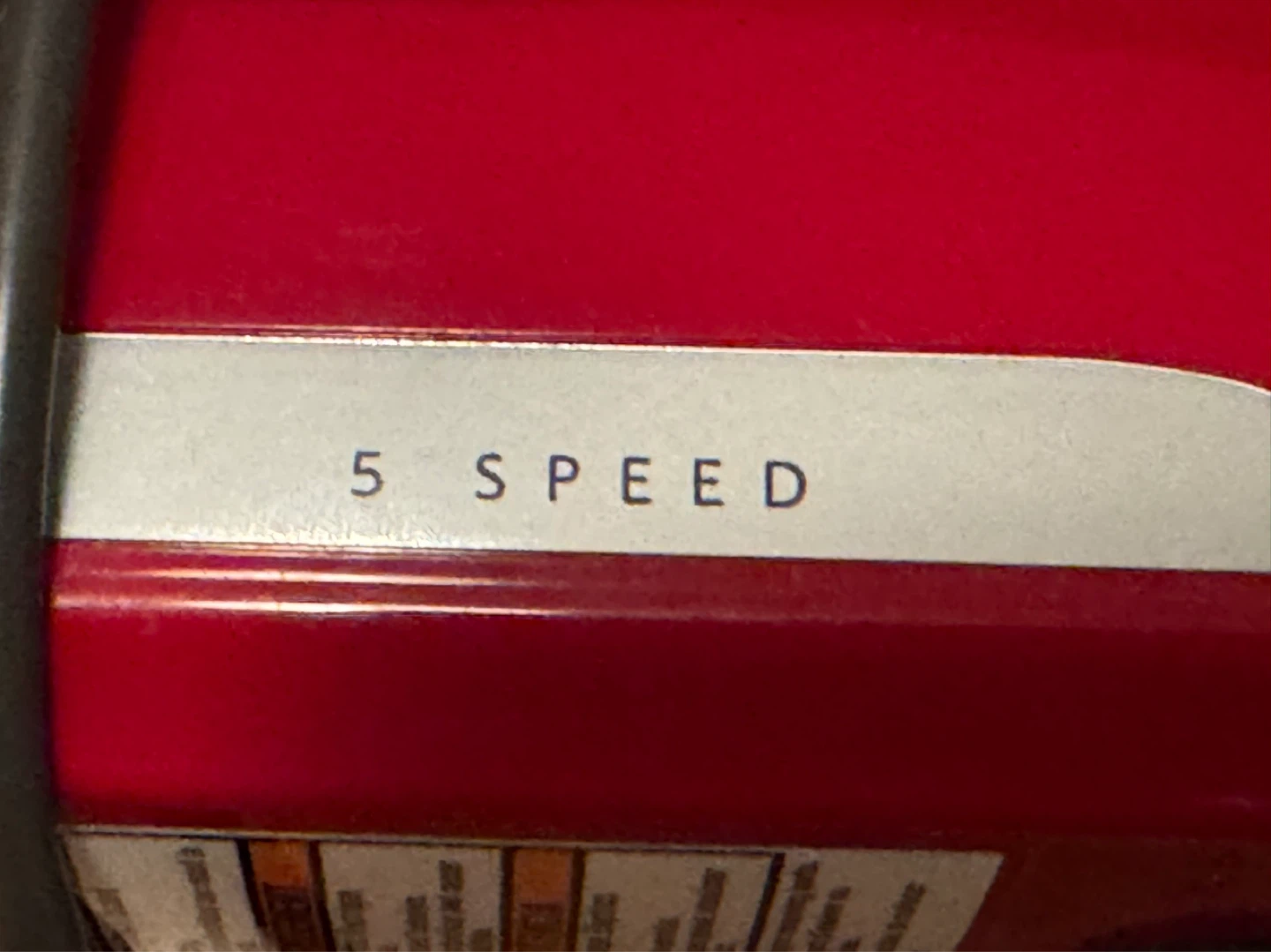 KitchenAid 5 Speed Hand Mixer Red - photo 2