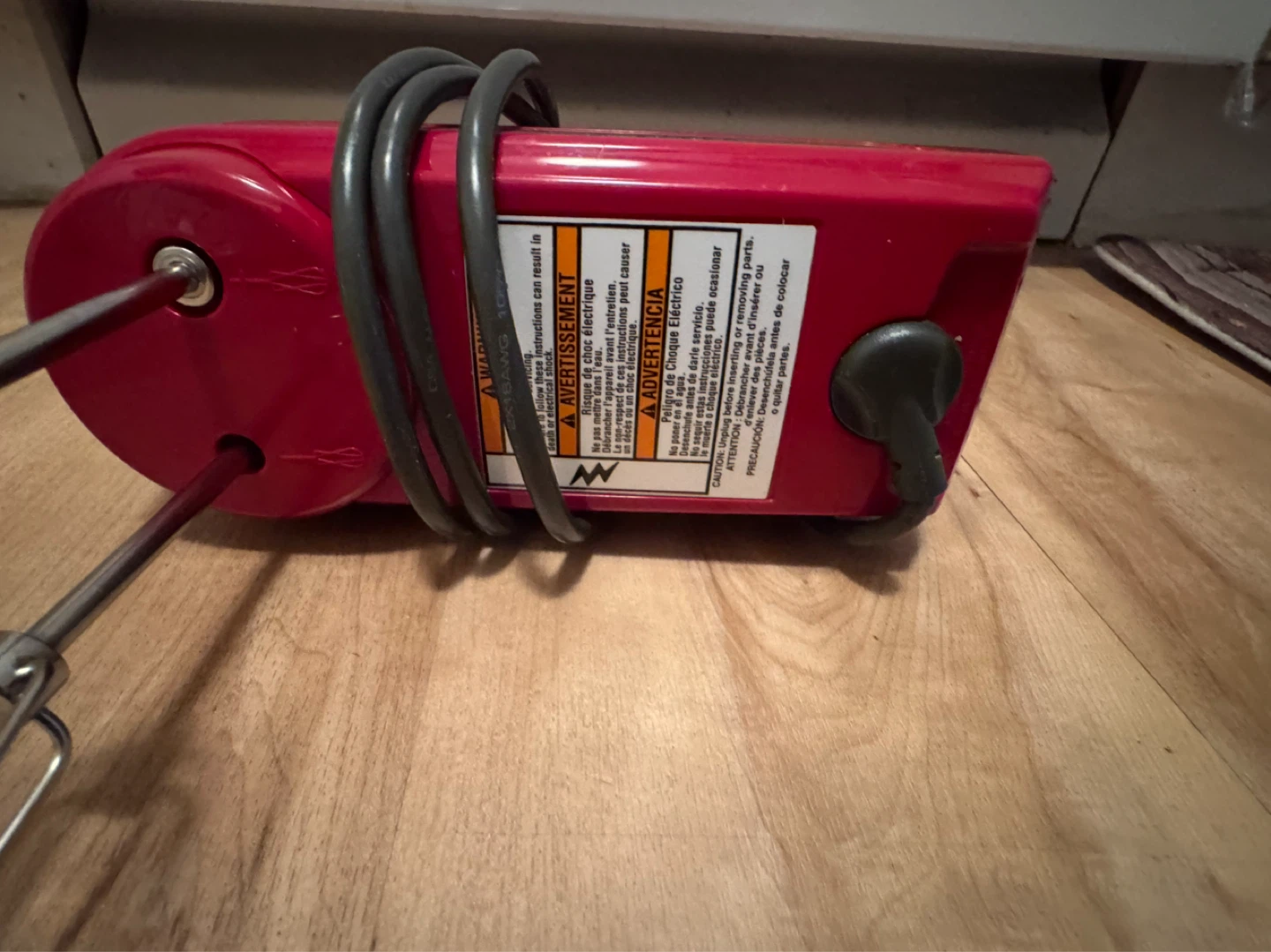 KitchenAid 5 Speed Hand Mixer Red - photo 3